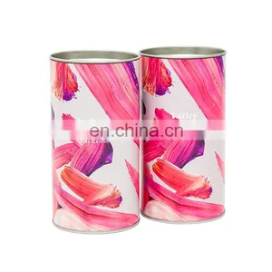 Custom Round Canister For Coffee Beans Food Grade Paper Can Packaging Degradable Cylinder Paper Tube thumbnail-1