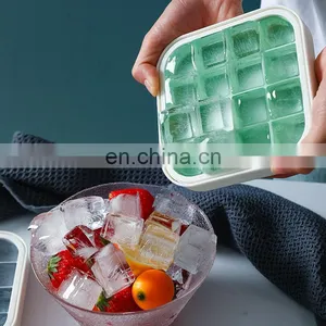 Best Quality Easy Release Cool Shaped Large Square Unique Plastic Logo Ice Cube Trays thumbnail-1