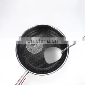 Scratch Proof Portable Multipurpose Round 28 Cm Non Stick Coating Egg Fryer Omelette Stainless Steel Pan thumbnail-3