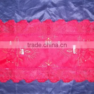 New Arrival High Quality Table Cloth Embroidered Table Cloth Wedding Tablecloth Christmas Design Fabric Tablecloth thumbnail-2