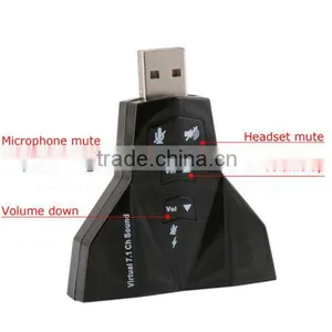 USB to 3D AUDIO SOUND CARD ADAPTER VIRTUAL 7.1 ch thumbnail-1