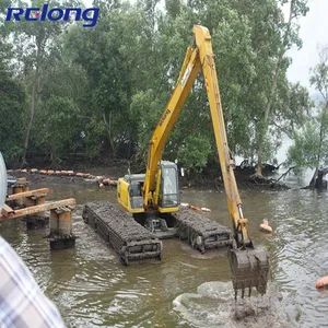 Hydraulic Land and Water Excavator for Swamp/River/Deep Water/Lake thumbnail-2