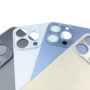 For IPhone 13 Pro Back Cover With Big Hole Tempered Glass Anti-Scratch Camera Phone Cell Phone Parts thumbnail-2