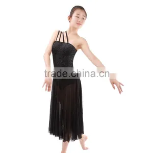 2016 Latest Fashionable Shiny Top Girls Long Latin Dance Performance Dress thumbnail-5
