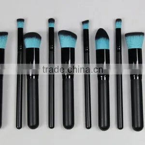 Professional 10pcs Kabuki Cosmetics Powder Foundation Makeup Brushes Set thumbnail-6