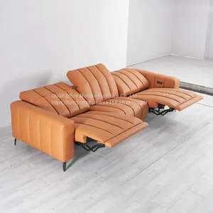 Modern Minimalist Fabric Multi-Functional Sofa Size Apartment Living Room Three-Seat Sofa thumbnail-1