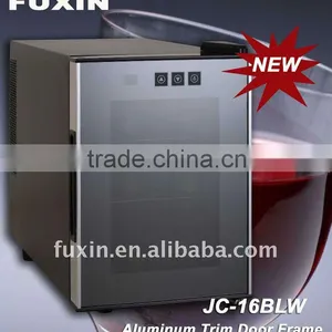 FUXIN:JC-16BLW.Thermoelectric Refrigerated Wine Storage Hold 6 Bottles /electronic Wine Chiller thumbnail-1