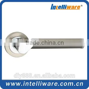 Residential Zamak Door Handle on Rose Wholesale 2K368-BSN thumbnail-1