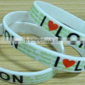 Promotion Gifts Silicone Rubber Wristband thumbnail-1
