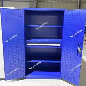 Blue Workshop Garage Tool Cabinet Supplier in USA |Steel Metal Cabinet Workbench thumbnail-4