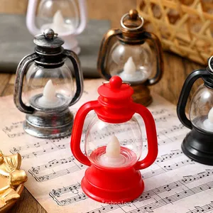 Bulk Retro Oil Lamp Style LED Lanterns Flameless Electronic Candles for Wedding Christmas Halloween Decorative Hanging Lights thumbnail-1