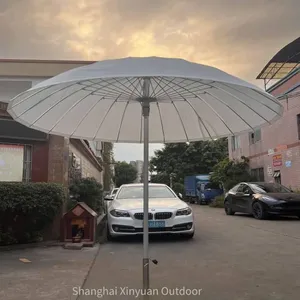 Outdoor Patio Leisure Terrace Umbrella With 16/24 Ribs, Garden Umbrella, Patio Sunshade Center Pole Umbrella thumbnail-3