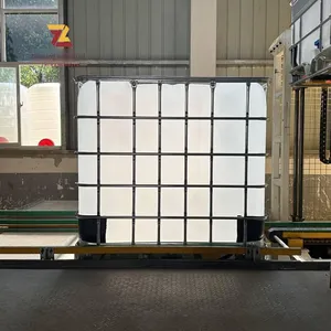 Eshan 1000l Chemical Tonne Barrel - Plastic Packaging Container Resistant to Acid and Alkali Liquid Corrosion With Galvanized Steel Frame (ibc Tonne Barrel) thumbnail-4