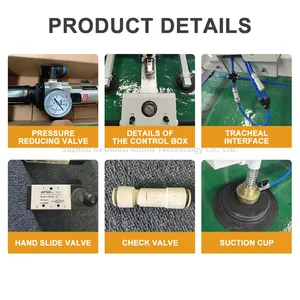 Vacuum Pneumatic Lifting Machine Stainless Steel Plate Suction Cup Hoisting Glass Manipulator Lifting Suction Cups thumbnail-4