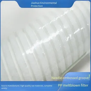 20-inch pp Melt-blown Filter Element With Embossed, Needled and Grooved Surface, Large Dirt-holding Capacity, Supplied by Jiashuo Environmental Protection thumbnail-2