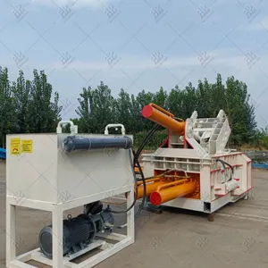 Side Exit Metal Baler for Efficient Scrap Yard Operations thumbnail-1