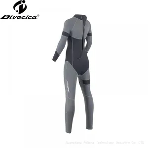 One Piece Watersuit Long Sleeve Fullset Swimming in Cold Water Superflex Neoprene Clothing thumbnail-4