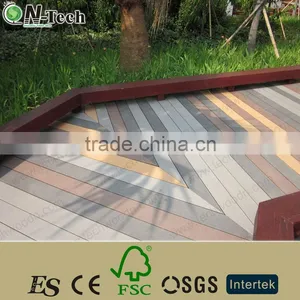 Solid Wpc Decking for Outdoor Decoration Composite Weather Resistance thumbnail-2