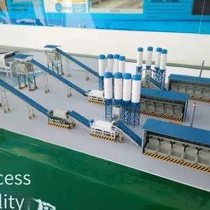 High-precision Mixing Station Sand Table, Intuitively Showing the Process Flow thumbnail-1