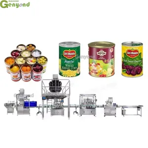 Shanghai Genyond Hot Sale Automatic Pickles Glass Jar Filling Weighing Capping Packaging Machine thumbnail-1