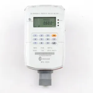 Plastic, Brass Body Sts Ultrasonic Water Meter for Residential thumbnail-3