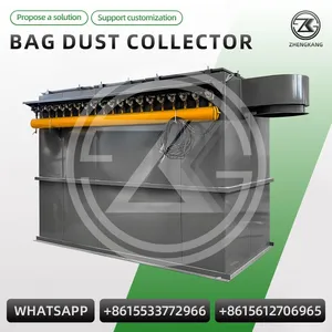 Automatic Pulse Jet Baghouse Dust Collector Industrial Bag Filter Dust Remover System With Explosion‑proof Option thumbnail-3