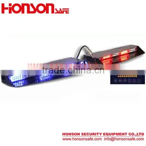 LED Strobe Dash Deck Emergency Visor Light/Windshield Suction Cup Mount Warning Lightbar HV-610 thumbnail-1