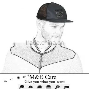 Wholesale Guangjia Short Brim Mesh Cap Sublimation Trucker Cap thumbnail-1