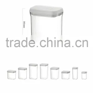 Muntifunctional Transparent Plastic Seal Can,AS Airtight Container,PS Sealed Can,Plastic Milk Powder Container thumbnail-2