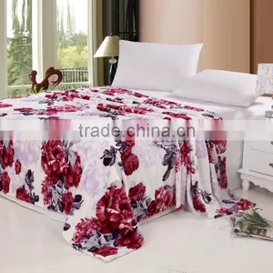 Super Soft Solid Coral Fleece Blanket, 100% Polyester Material thumbnail-1