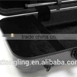 Silver Color Oblong Full Size Violin Hard Case TL-33 Quality Choice thumbnail-6