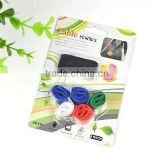 Nylon Reusable Magic Tape Adjustable Hook and Loop Cable Tie thumbnail-1