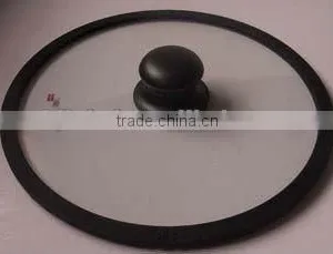 Silicone Rim Tempered Glass Lid thumbnail-1