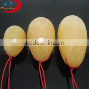 Nephrite Jade Eggs Drilled Kegel Exercise Jade Eggs thumbnail-1
