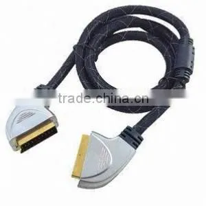 Copper Usb Scart Cable,21pin Rca to Scart thumbnail-1