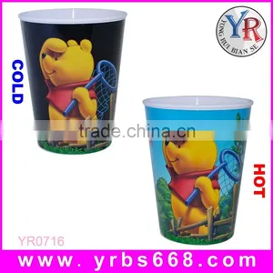 Hot Water Color Changing Plastic Magic Mug Cup thumbnail-3