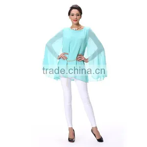 African Hotsale Long Sleeves Cape Tops thumbnail-2