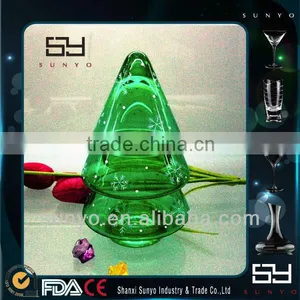 Hign-end Unique Design Chrismas Tree Glass Storage Jag thumbnail-1