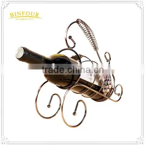 European Ornaments Home Decor Gift Metal Wire Wine Bottle Holder thumbnail-1