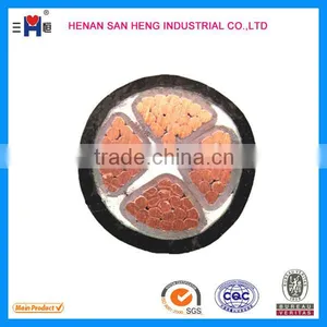 Aluminum / Copper Conductor XLPE Insulated Steel Wire Armoured PVC Sheathed Power Cable thumbnail-5