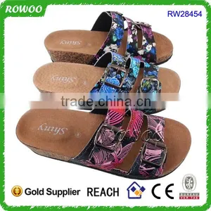 2015 New Design Durable Good Quality Outdoor Cork Slippers Wholesale thumbnail-3