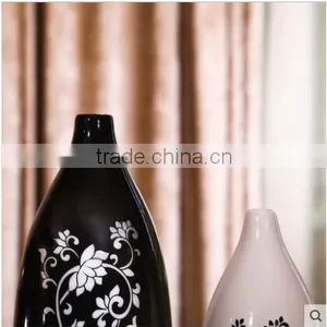 2 Pieces per Set Hand Painted Glazed Ceramic Vase Made in China Factory thumbnail-4
