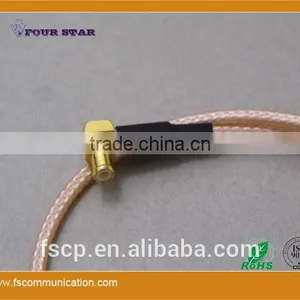 RG316 Cable Assembly With MCX Male Right Angle Connector At One Side thumbnail-1