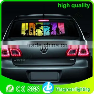 Eletroluninescent Car Sticker, Sound Activated Equalizer Car Sticker thumbnail-5