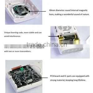 Green Harmless Wireless Doorbell With 4 Function thumbnail-6