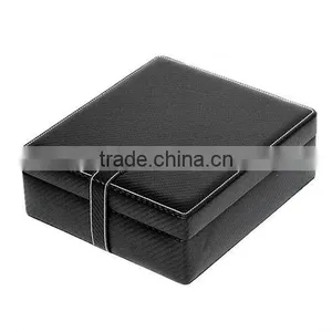 Luxury PU Leather 6 Watch Display Box Case thumbnail-1