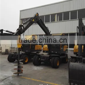 SDLG Made 6tons Wheel Excavator ZE906W Cheap for Exporting thumbnail-3