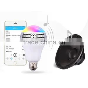 Bluetooth Colorful Smart LED Light Music Speaker thumbnail-6