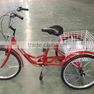 250W Three Wheel Electric Bike With KB-CR-45 / 24' Adults Electric Tricycles / Cargo Bike thumbnail-5