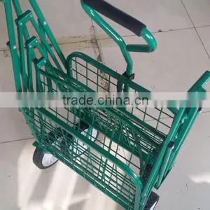 Foldable Wheelbarrow Garden Tool Cart thumbnail-2